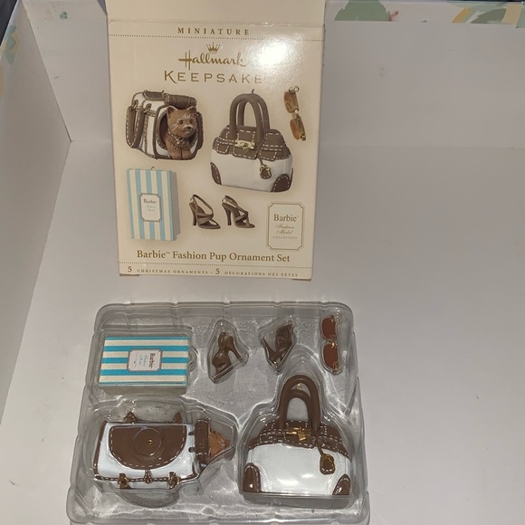 BNWOT Barbie Fashion Pup Hallmark Miniature Ornament 2006 - Picture 1 of 5